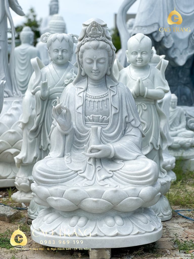 Tượng Quan Âm Bồ Tát Ngồi